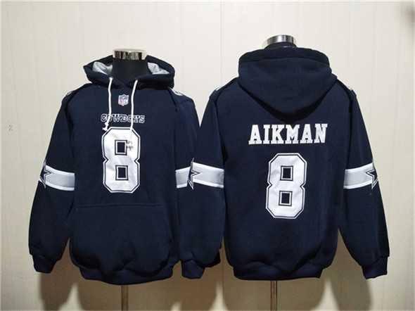 Men's Dallas Cowboys #8 Troy Aikman Navy Ageless Must-Have Lace-Up Pullover Hoodie,We sell and wholesale Men's Dallas Cowboys #8 Troy Aikman Navy Ageless Must-Have Lace-Up Pullover Hoodie on line form chian!